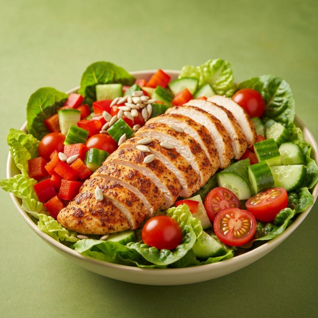 닭가슴살 샐러드 볼