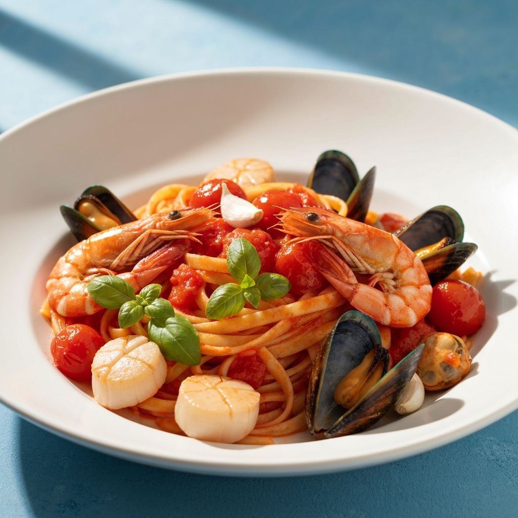 토마토 해산물 파스타